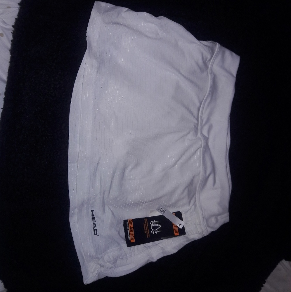 NWT white tennis skirt
